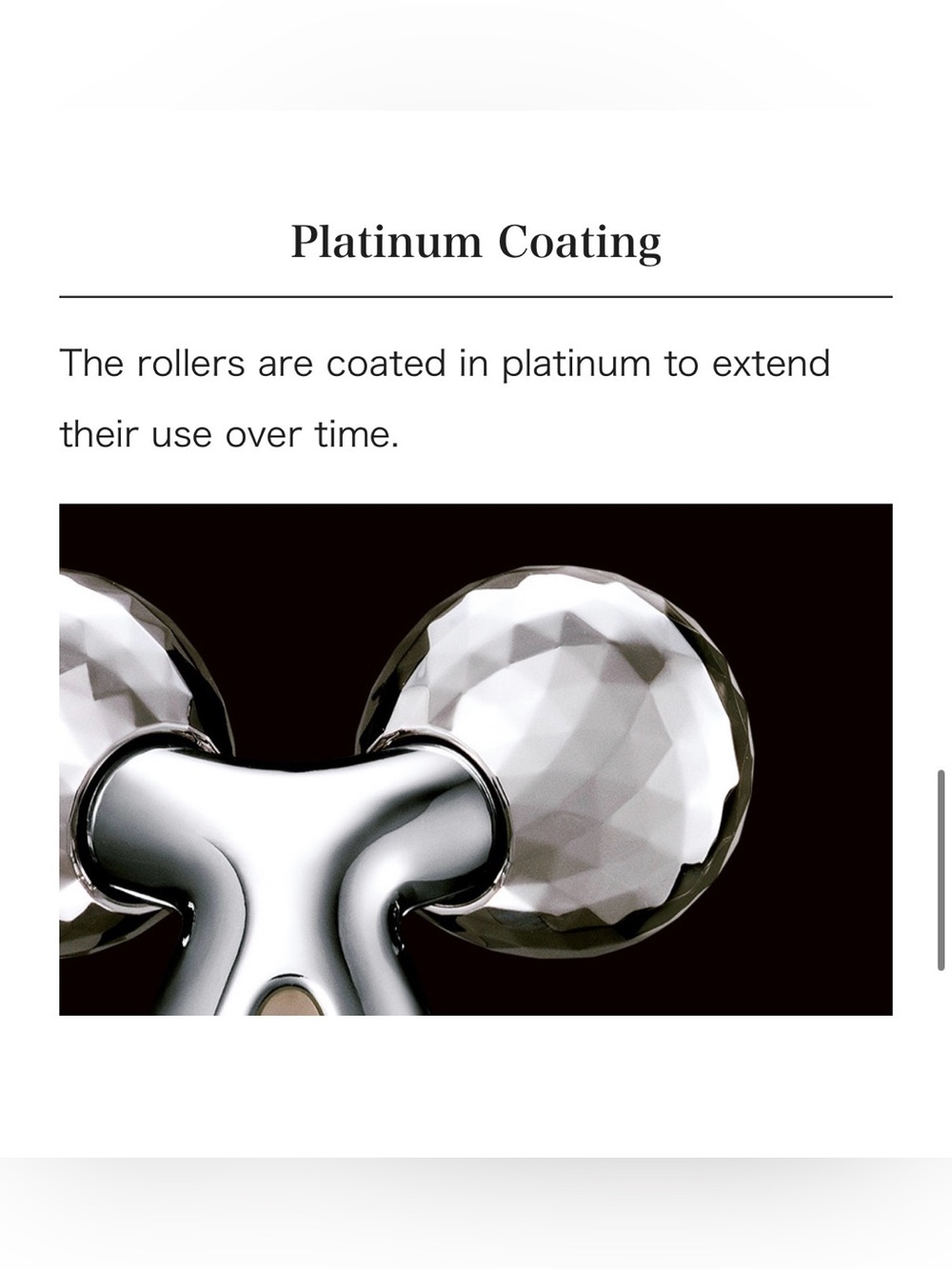 ReFa CARAT Platinum Microcurrent Facial & Body Roller - Authentic - Picture 6 of 15